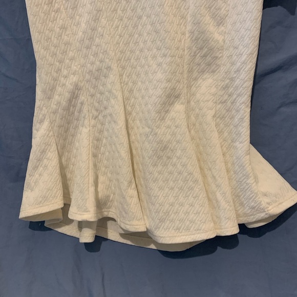 A. Byer White Peplum Top - Picture 5 of 7